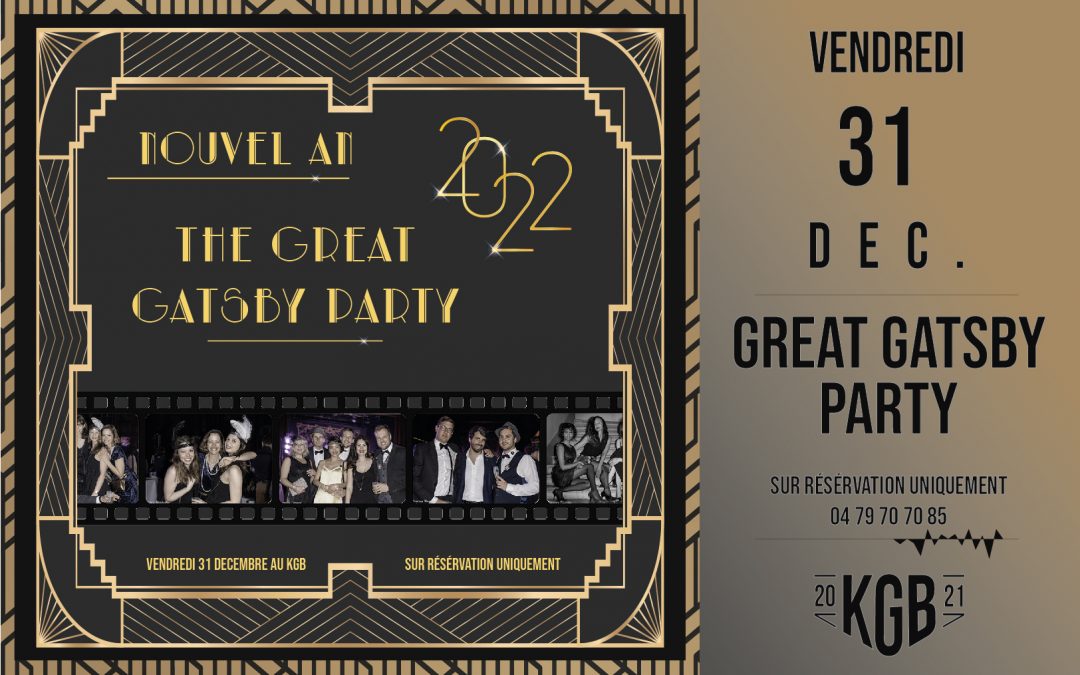 Nouvel an Great Gatsby Party 31 Décembre