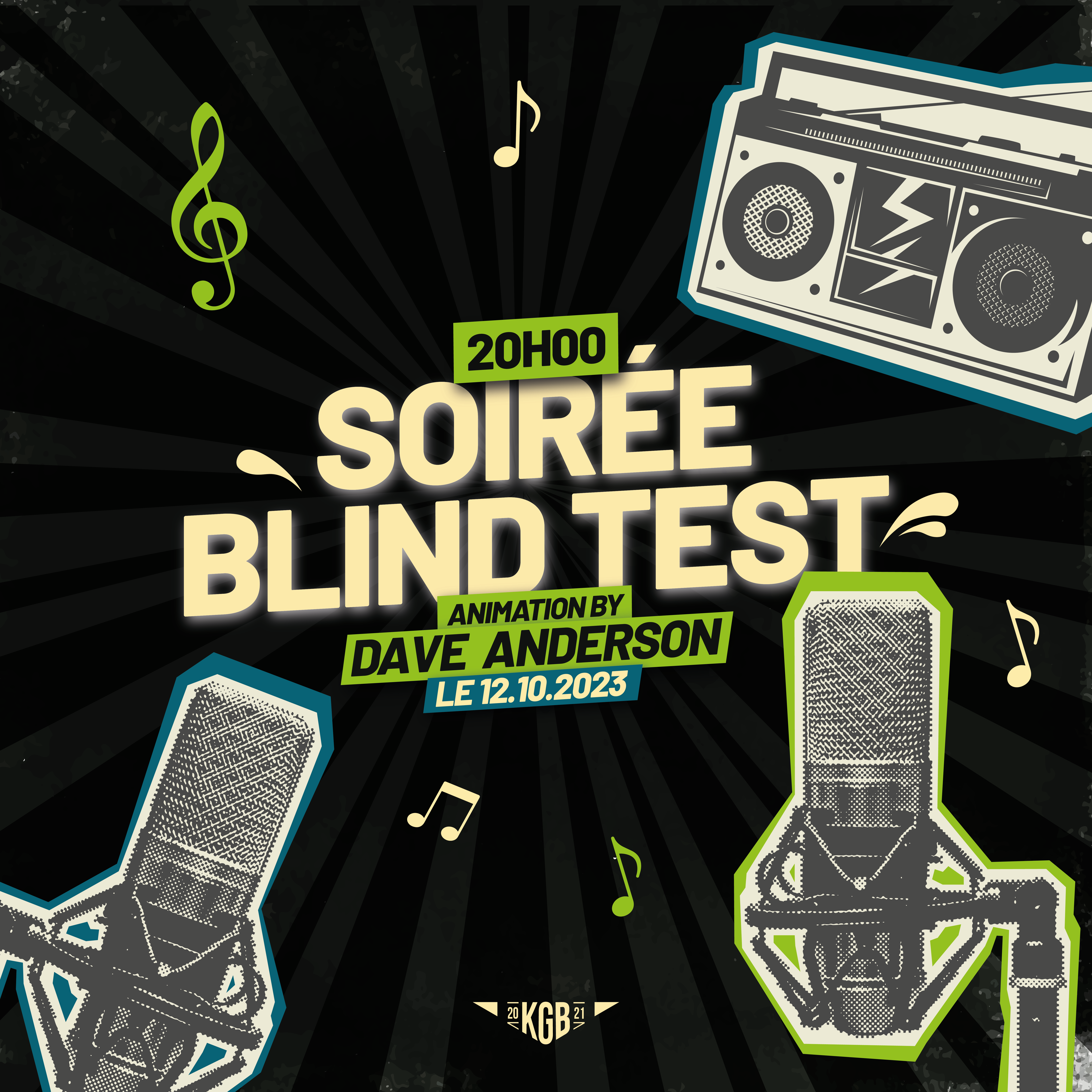 Blind Test le jeudi 11 octobre 23 